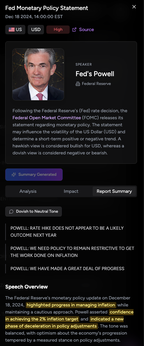 Powell Speech Analysis